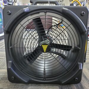 A Tornado Windshear Sidedraft Air Mover sitting on a floor in a store.