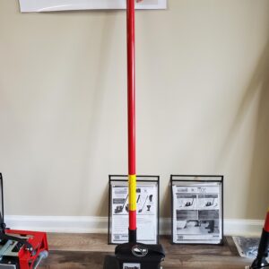 Square Scrub Doodle Scrub Battery on a wooden floor.