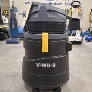 Nobles V-WD-9 Wet/Dry Vacuum on a warehouse floor.