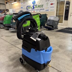 A Mytee Lite 8070 Heated Carpet Extractor in a warehouse showroom.