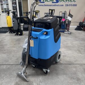 A Mytee 2002CS Contractor's Special Carpet Extractor in a warehouse showroom at ChemSource Direct.