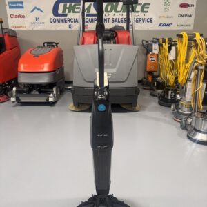 A Nilfisk Dryft Micro-Scrubber in a warehouse showroom at ChemSource Direct.