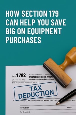 How Section 179 Can Helpp Save Big on Equipment Purchases visual for ChemSource Direct.