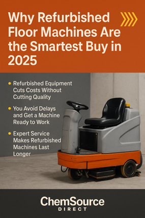 Why Refurbished Floor Machines Are the Smart Buy in 2025 image for ChemSource Direct.
