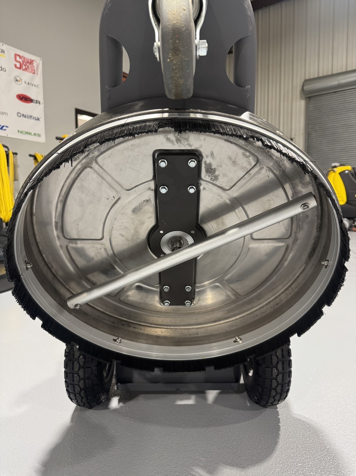A Kärcher SCW 2.4/25 GL Pressure Washer in a warehouse showroom at ChemSource Direct.