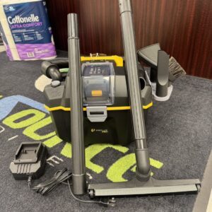 A Prolux PLCTB-P Cordless Wet/Dry Vacuum in ChemSource DIrect's Showroom.