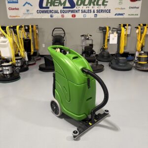 A Mosquito 16 Gallon Wet Vac in a warehouse showroom at ChemSource Direct.