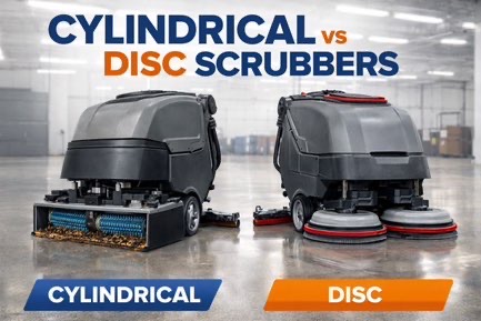 Cylindrical vs Disc Scrubber image for ChemSource Direct.