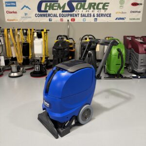 A Clarke EX40 16ST Carpet Extractor in a warehouse showroom at ChemSource Direct.