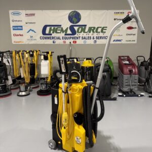 A Kaivac 1250 No-Touch Cleaning System in a warehouse showroom at ChemSource Direct.